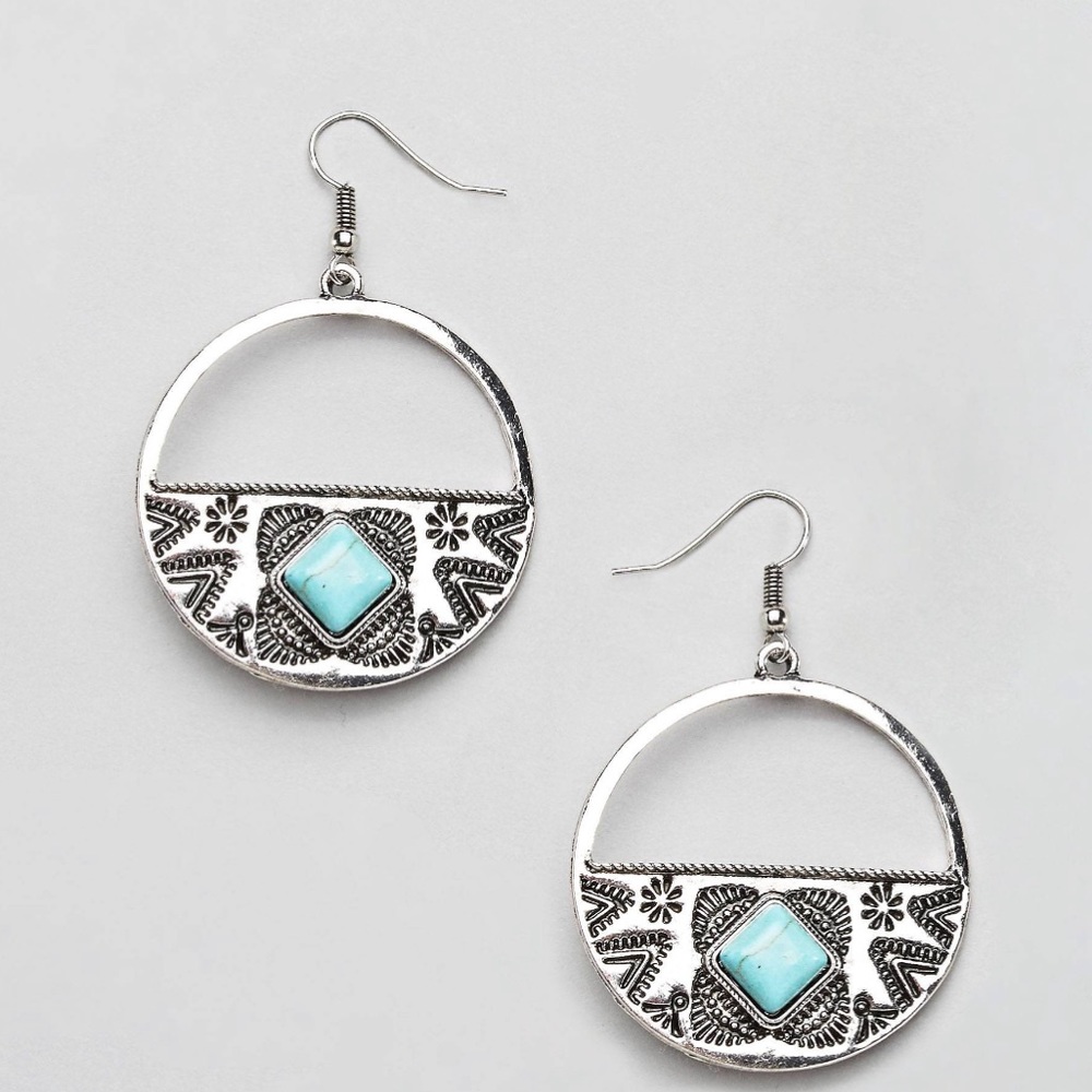 NWOT ASOS Vintage Turquoise Earrings